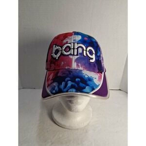 BANG Multicolor Tie Dye Baseball Cap with LED Light‎ Up Brim Adjustable Strap